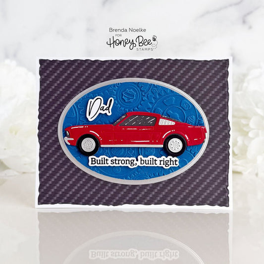 Sneak Peek - Foundry & Field Release - Lovely Layers: Muscle Car - Honey Bee Stamps