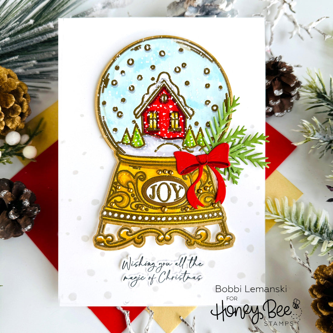 Snow Globe Christmas Magic - Honey Bee Stamps