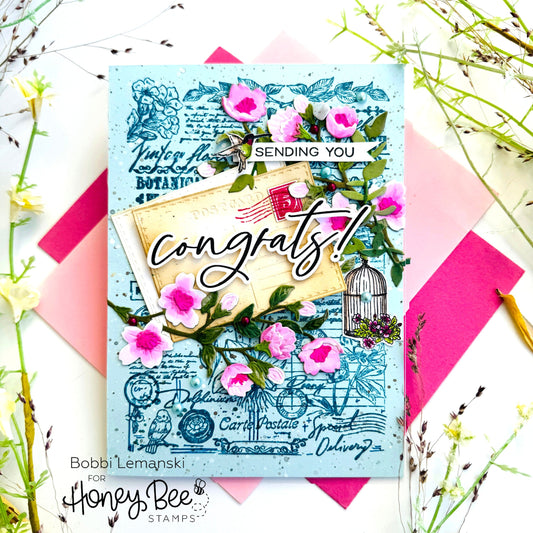 Special Delivery Congrats - Honey Bee Stamps