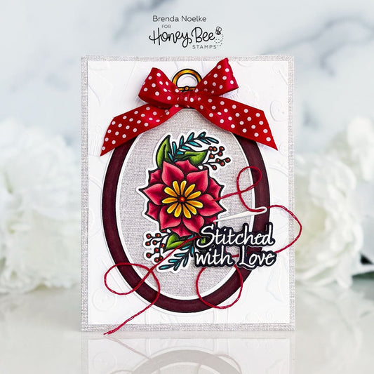 Stitched With Love - Honey Bee Stamps