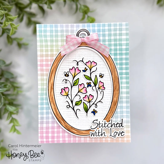 Stitched With Love -- A Sneak Peek of the Maker's Mix Release! - Honey Bee Stamps