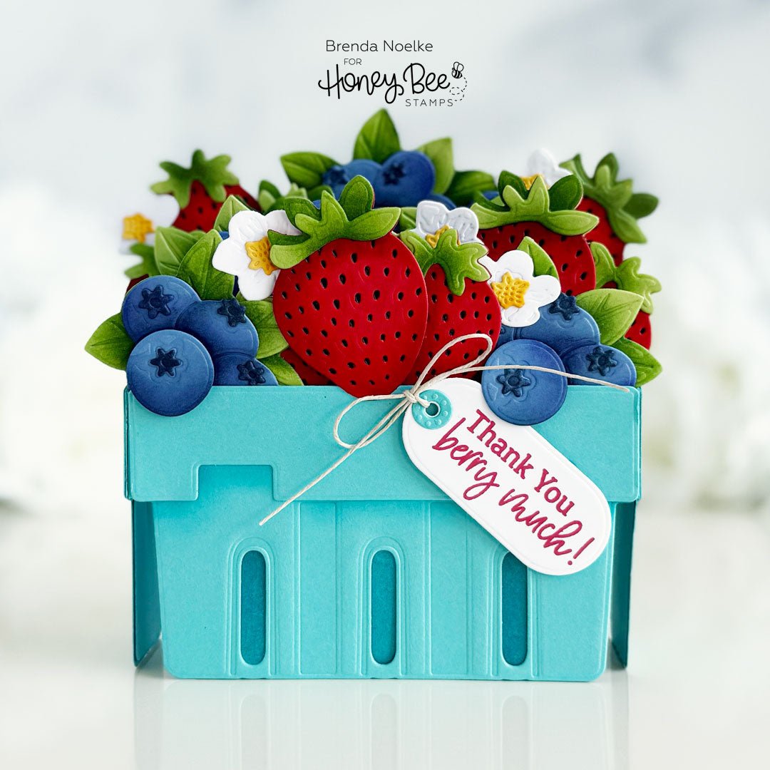 Thank You Berry Much - Berry Basket Pop-Up - Honey Bee Stamps