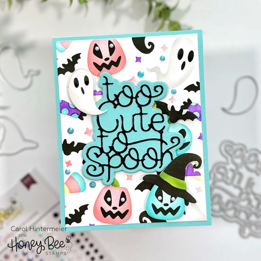 Too Cute To Spook -- An Easy Stenciled Card - Honey Bee Stamps