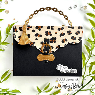 Wild Luxe: Animal Print Purse & Gift Card Holder by Bobbi Lemanski - Honey Bee Stamps