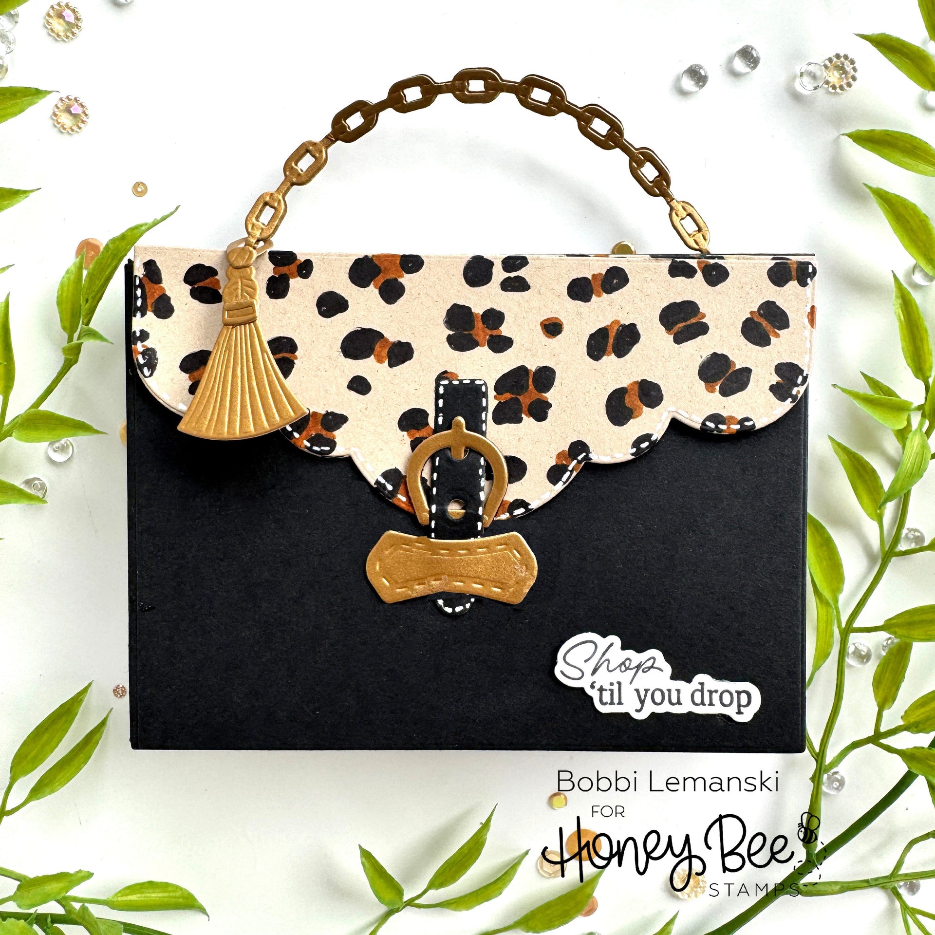 Wild Luxe: Animal Print Purse & Gift Card Holder by Bobbi Lemanski Honey Bee Stamps Wild Luxe: Animal Print Purse & Gift Card Holder by Bobbi Lemanski Honey Bee Stamps
