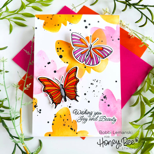 Wishes of Joy and Beauty - Honey Bee Stamps