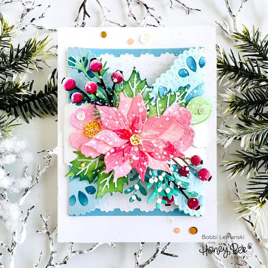 Wrapped in Blooms for the Holidays by Bobbi Lemanski - Honey Bee Stamps