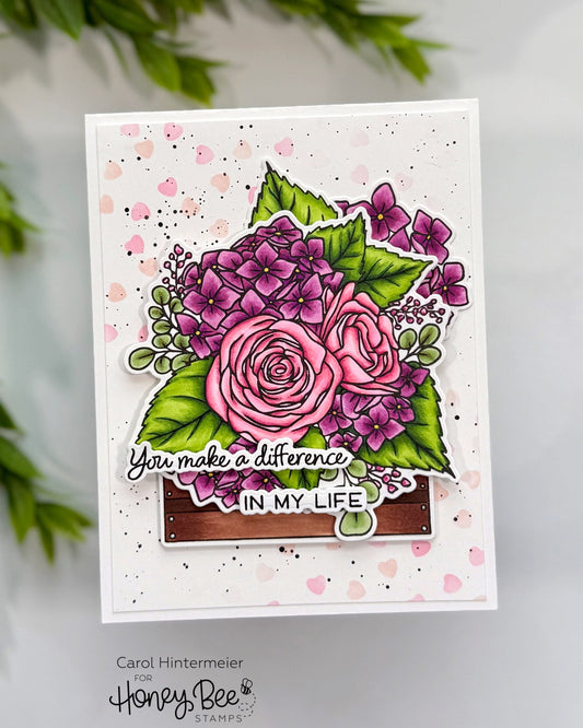 You Make A Difference - Honey Bee Stamps