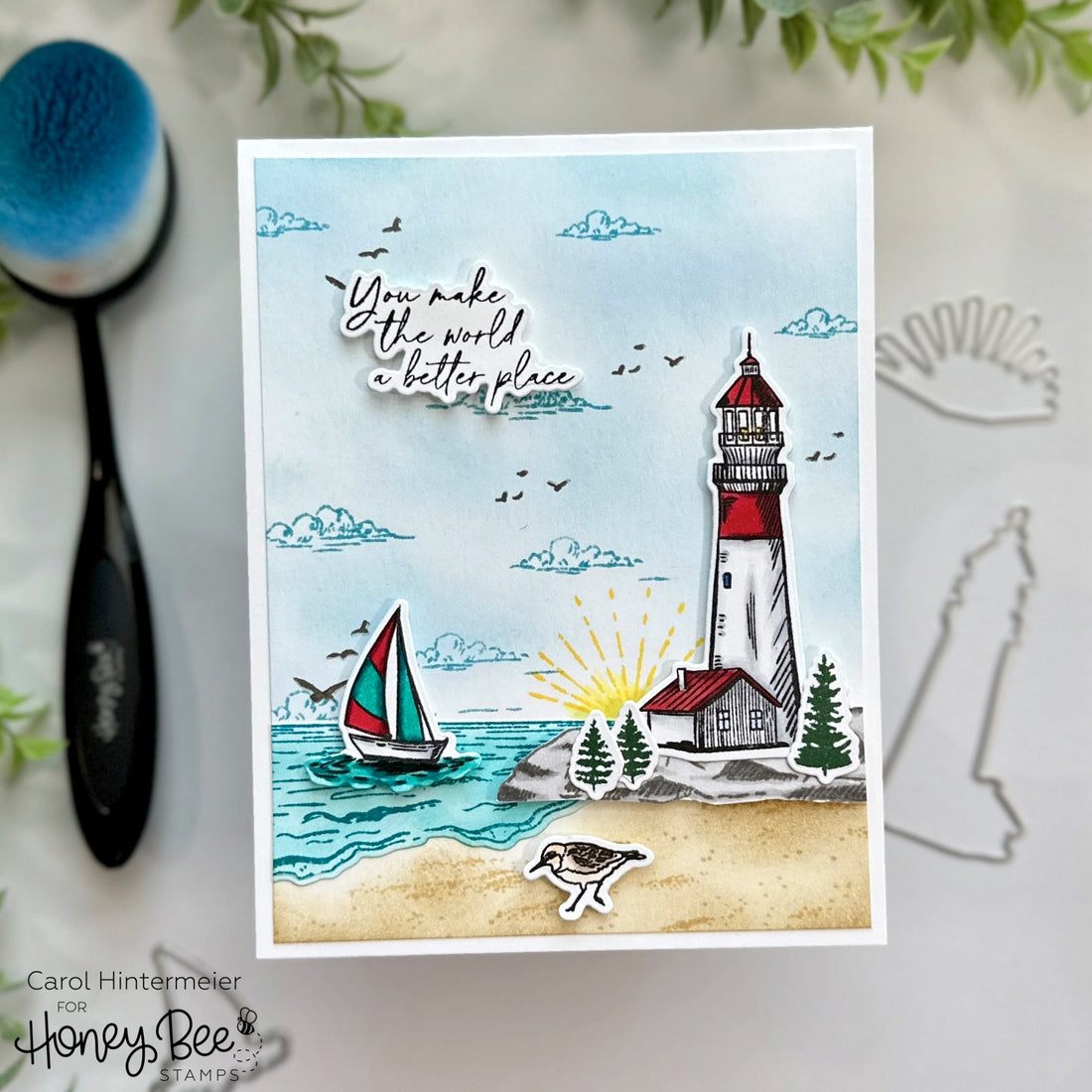 You Make The World A Better Place - Honey Bee Stamps