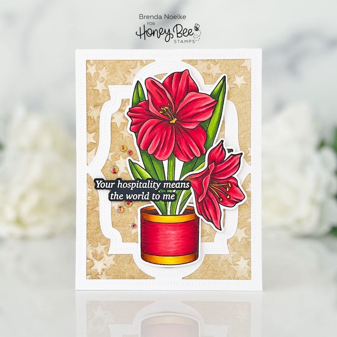 Your Hospitality Means the World to Me - Honey Bee Stamps