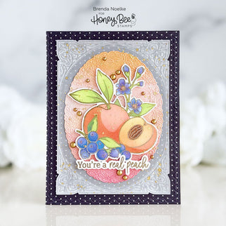 You're A Real Peach - Honey Bee Stamps