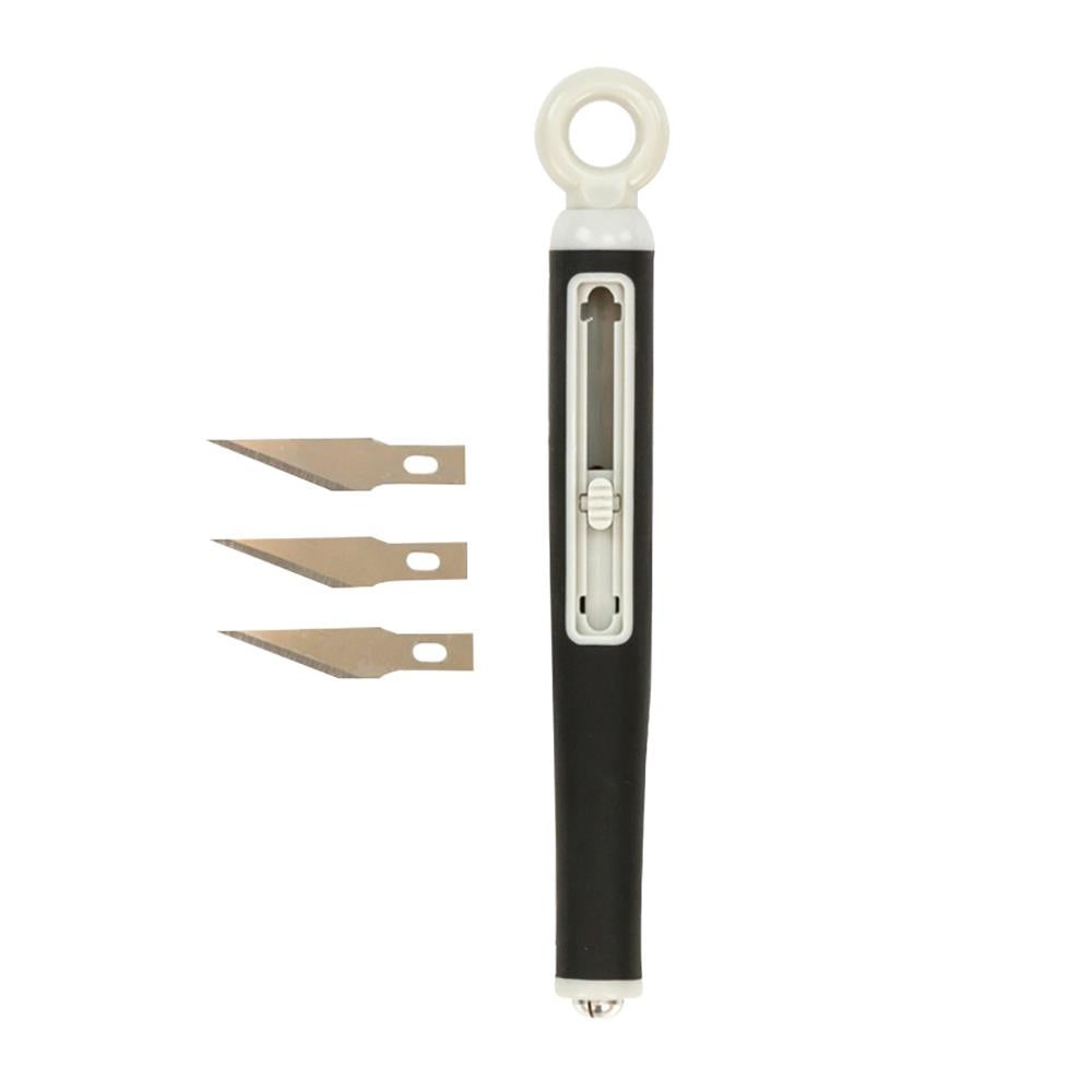 Tim Holtz Retractable Craft Knife with Cushion Grip, Includes 3 Blades
