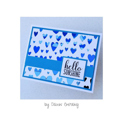 Deco Foil Color Of Harmony Transfer Foils - Shades Of Blue 20 pc