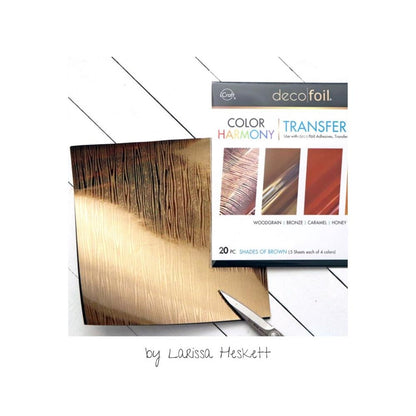 Deco Foil Color Of Harmony Transfer Foils - Shades Of Brown 20 pc