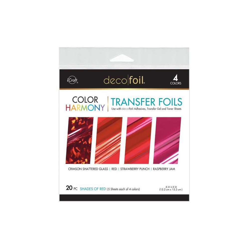 Deco Foil Color Of Harmony Transfer Foils - Shades Of Red 20 pc