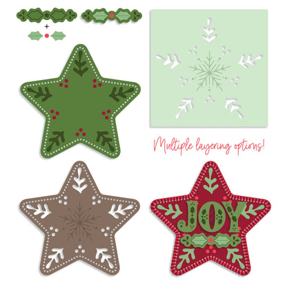 In Stitches: Joyful Star die by Honey Bee Stamps, detail 3
