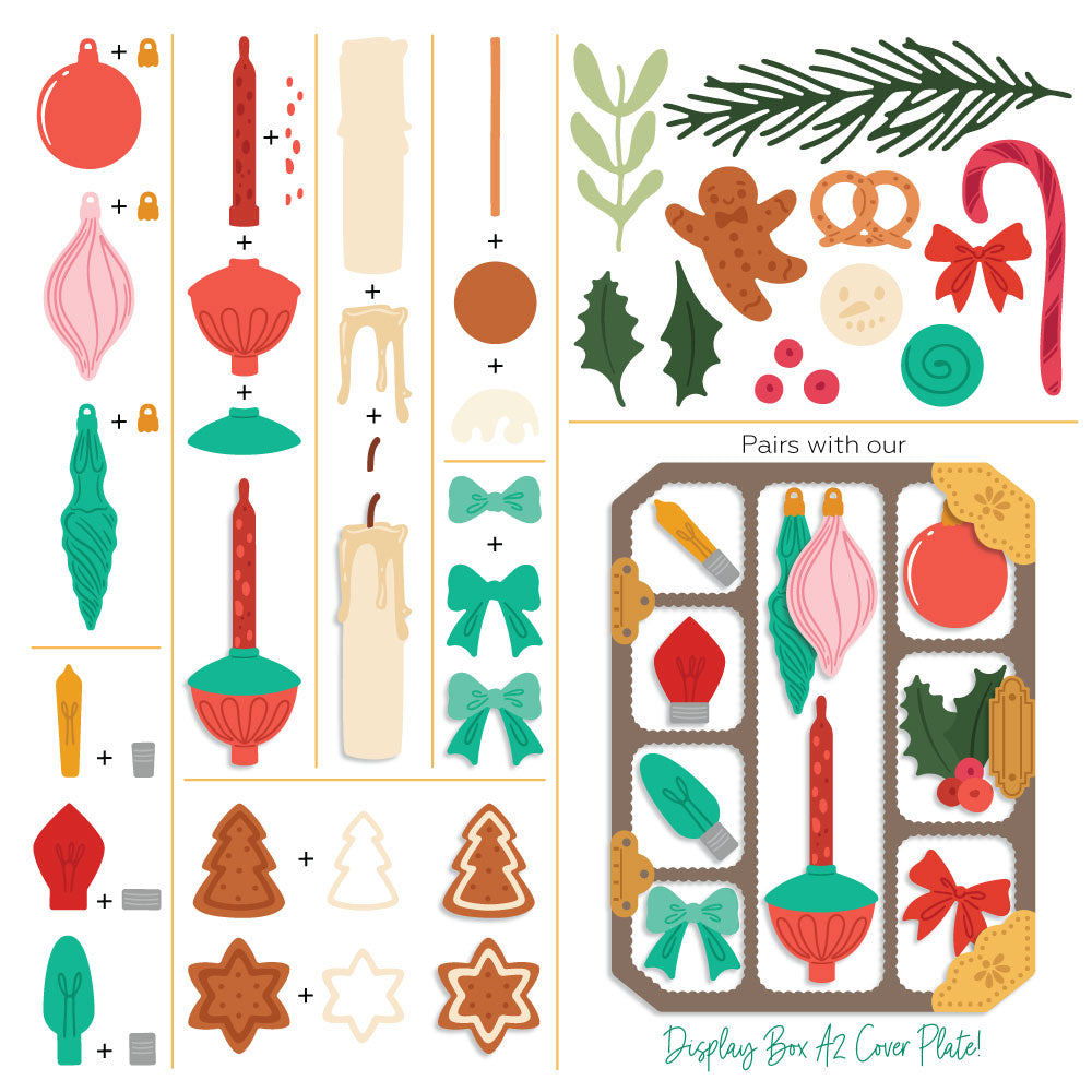 Display Box Holiday Add-On die by Honey Bee Stamps, detail 5