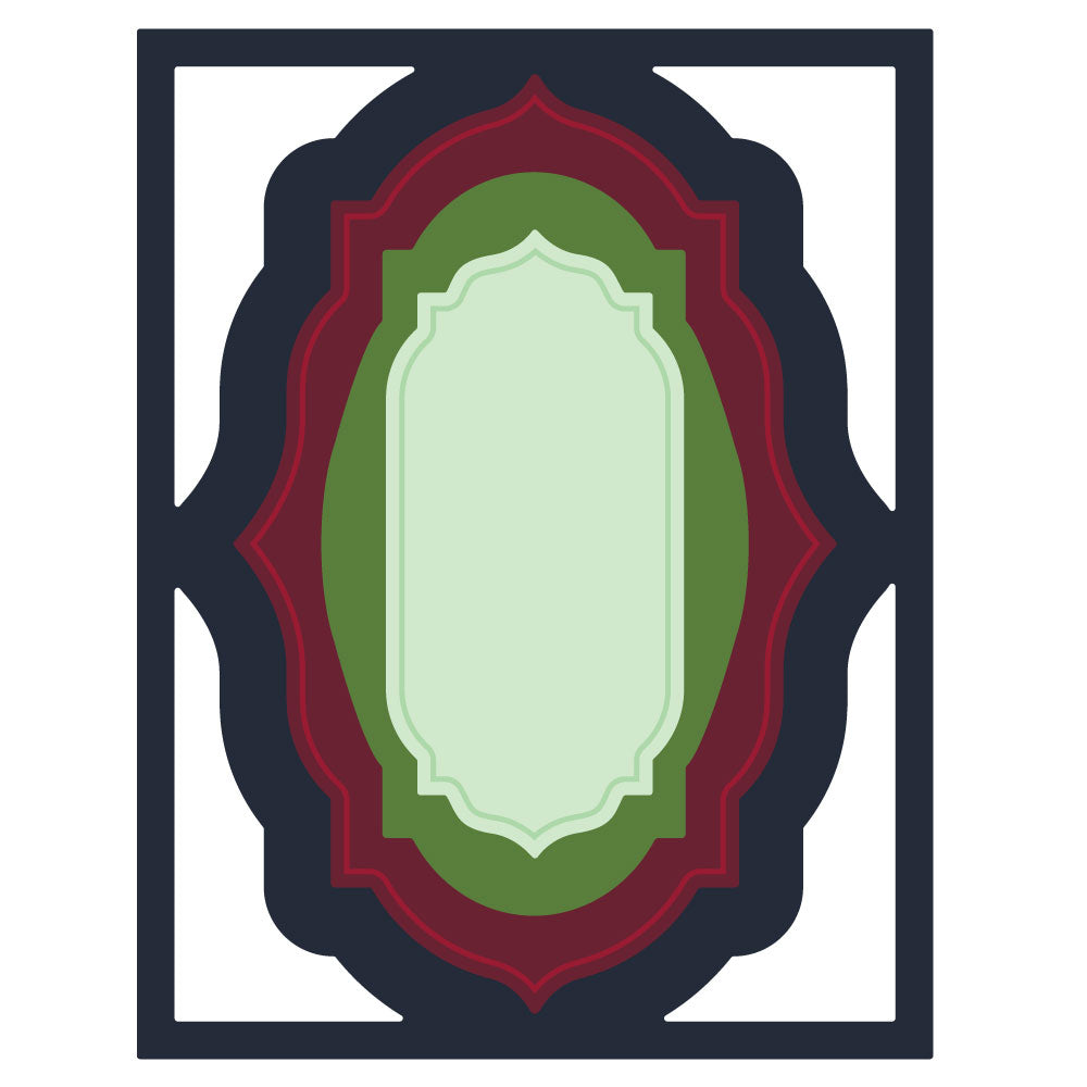 Laurel Wishes Layering Frames die by Honey Bee Stamps