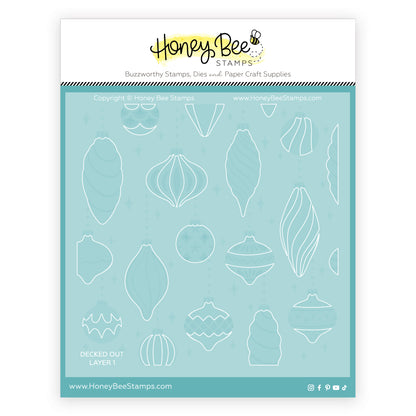 Decked Out stencil set by Honey Bee Stamps