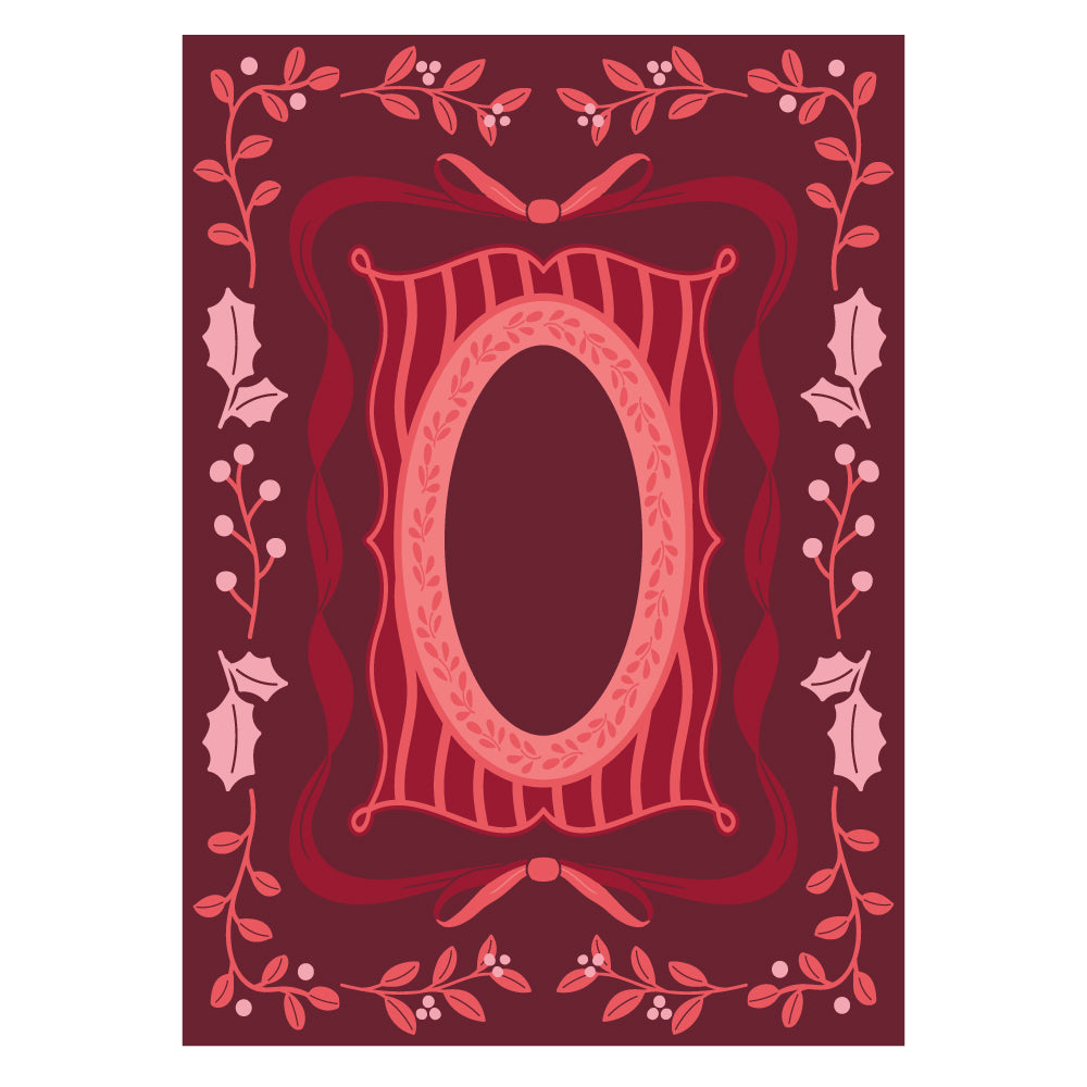 Framed In Holiday 3D embossing folder by Honey Bee Stamps, detail 2
