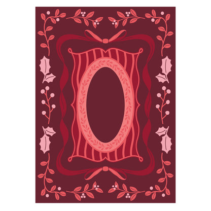 Framed In Holiday 3D embossing folder by Honey Bee Stamps, detail 2