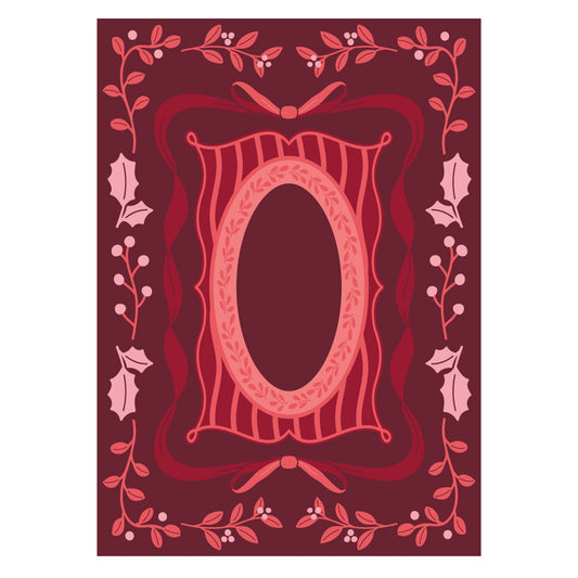 Framed In Holiday 3D embossing folder by Honey Bee Stamps, detail 2