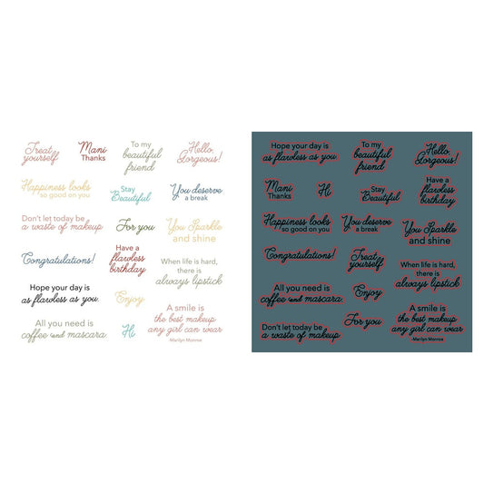 Flawless Friend Stamp Set and Coordinating Honey Cuts Bundle
