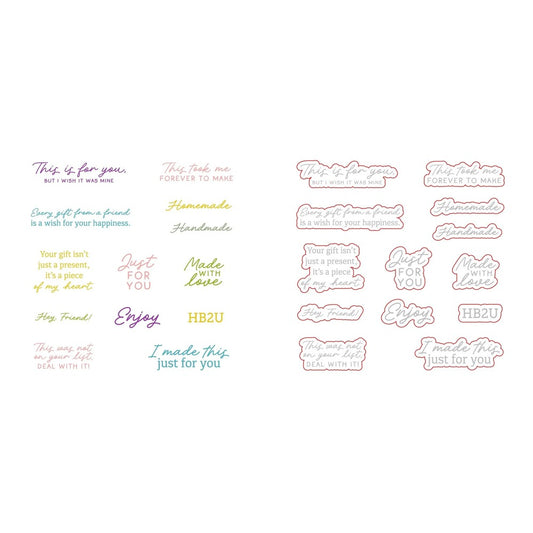 Tag You're It: Luxury Stamp Set and Coordinating Honey Cuts Bundle
