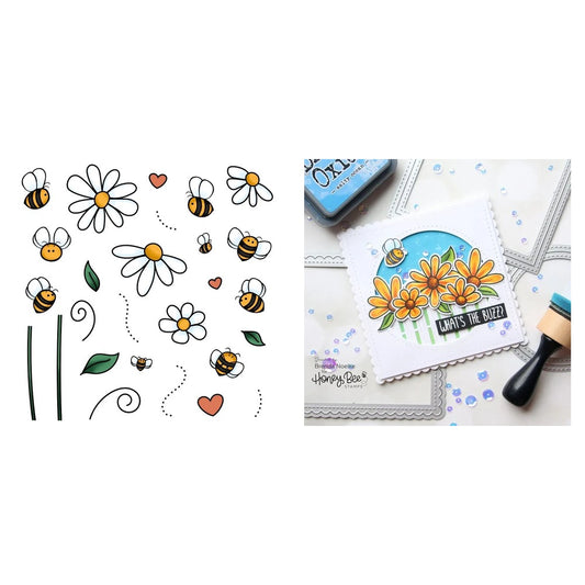 Busy Bees Stamp Set and Coordinating Honey Cuts Bundle
