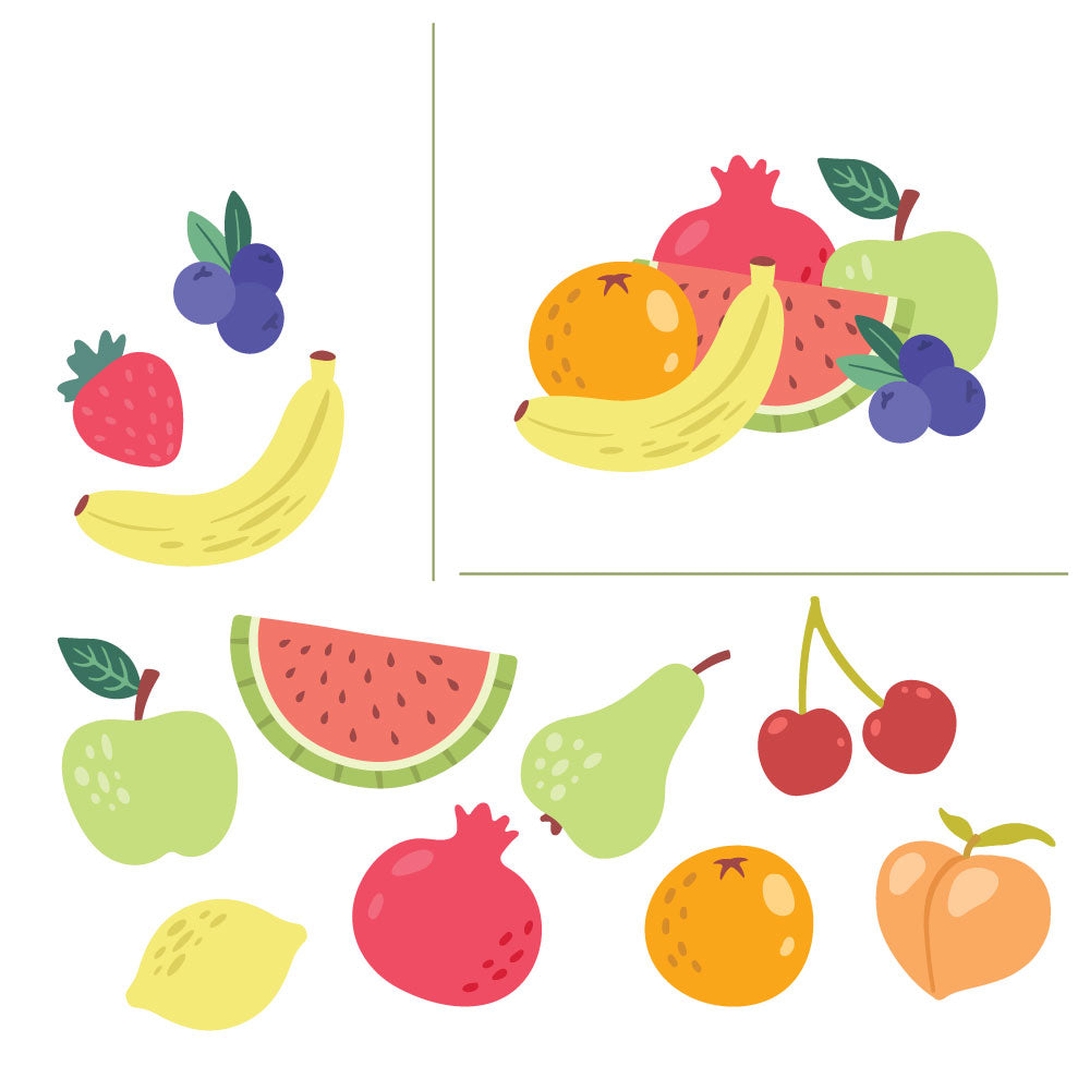 Fruit Medley - Honey Cuts Coordinating Dies