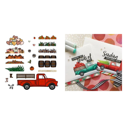 Little Pickup Stamp Set and Coordinating Honey Cuts Bundle
