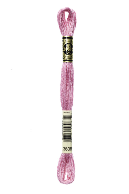 DMC Embroidery Floss, 6-Strand - Plum Very Light #3608