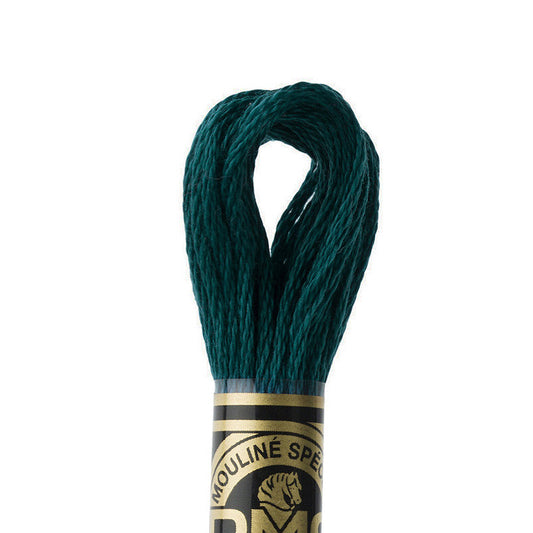 DMC Embroidery Floss, 6-Strand - Turquoise Ultra Very Dark #3808