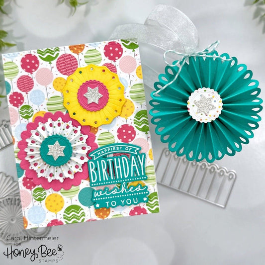 3D Rosette - Honey Cuts - Stand - Alone Dies - Honey Bee Stamps