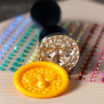 3D Spring Bee - Wax Stamper - Honey Bee Stamps