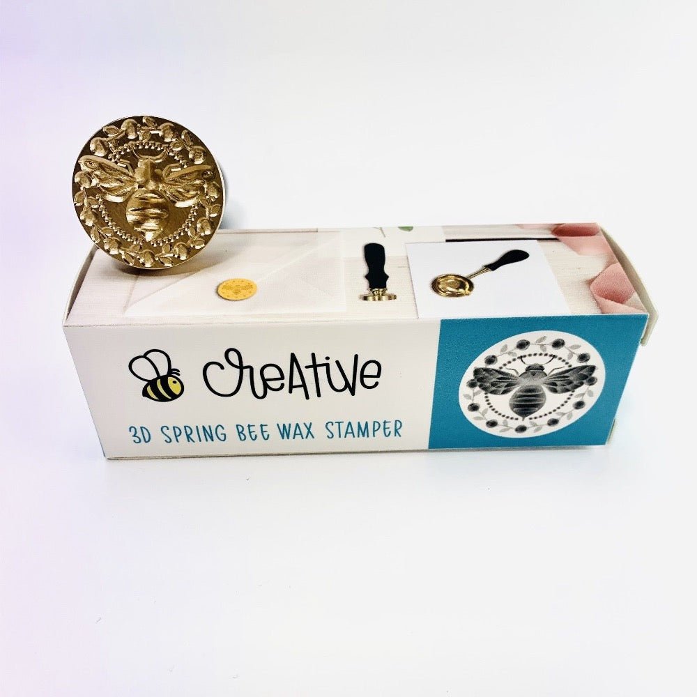 3D Spring Bee - Wax Stamper - Honey Bee Stamps