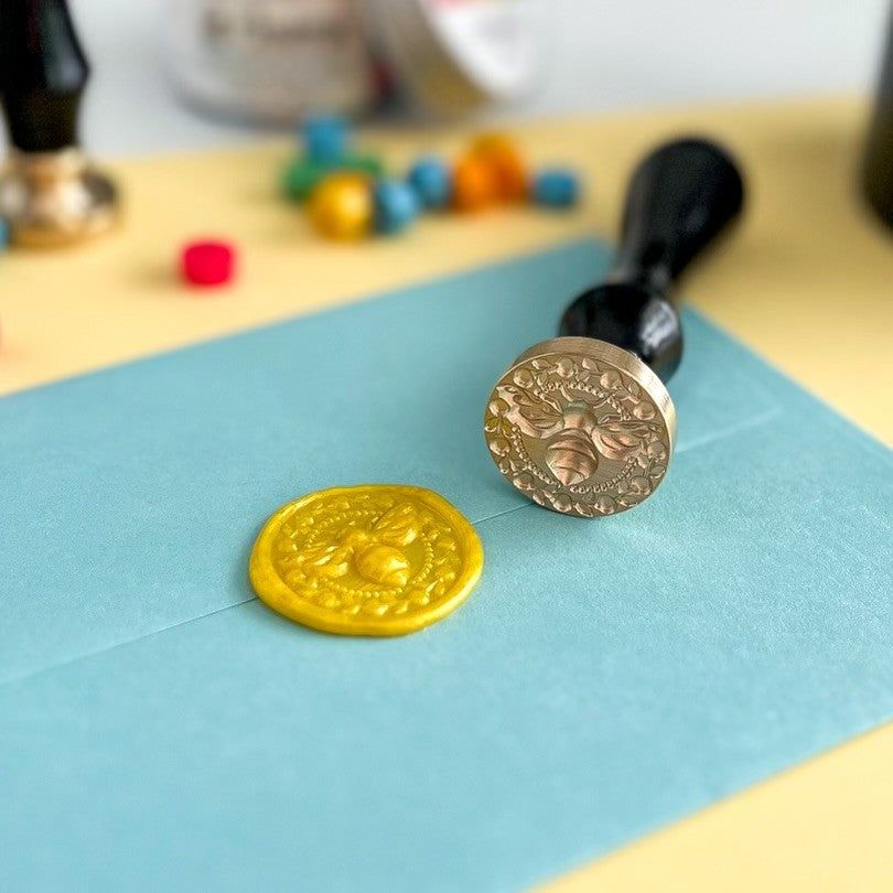 3D Spring Bee - Wax Stamper - Honey Bee Stamps