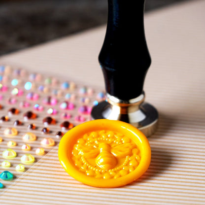 3D Spring Bee - Wax Stamper - Honey Bee Stamps