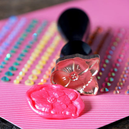 3D Spring Flower - Wax Stamper - Honey Bee Stamps