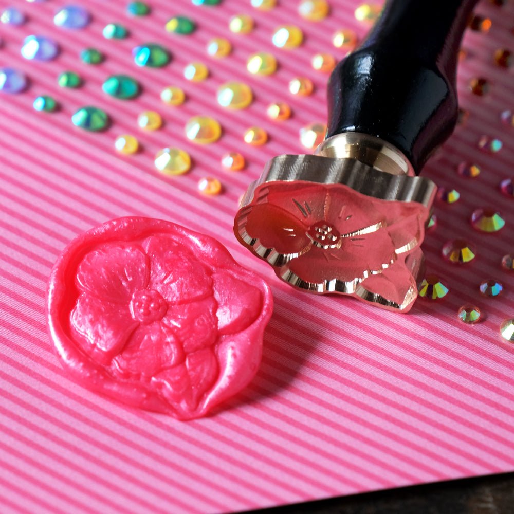 3D Spring Flower - Wax Stamper - Honey Bee Stamps