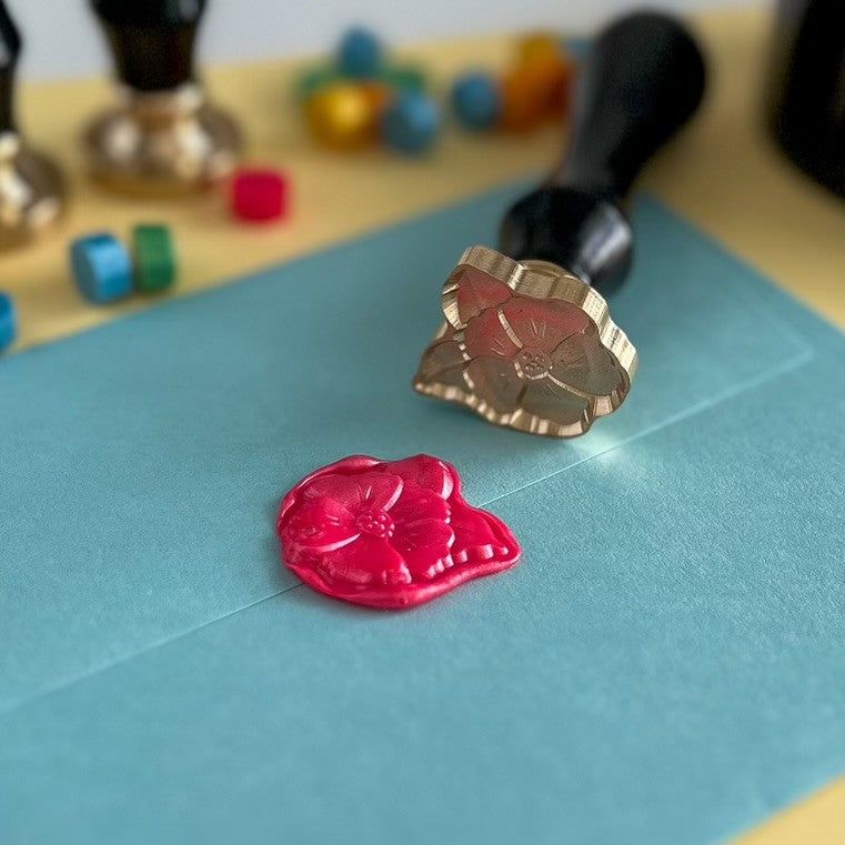 3D Spring Flower - Wax Stamper - Honey Bee Stamps