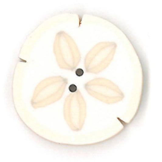Large Sand Dollar Button - 1 per pack