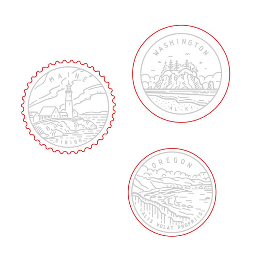 50 States - Coordinating Honey Cuts - Coordinating Dies - Honey Bee Stamps