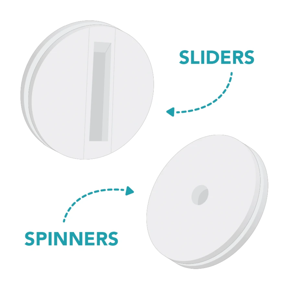 On the Right Track - Spinners & Sliders by Taylored Expressions