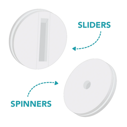 On the Right Track - Spinners & Sliders by Taylored Expressions