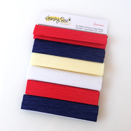 Honey Bee Heavy Crepe Paper - Americana