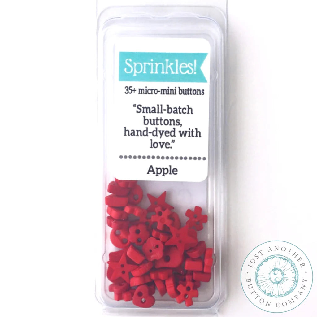 Sprinkle Pack Mini Buttons - Apple