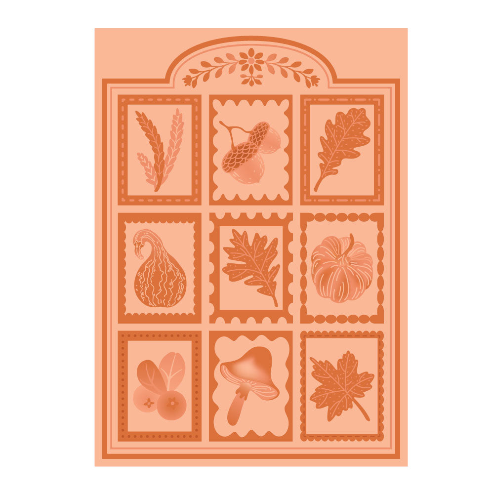 Autumn Keepsakes - 3D Embossing Folder