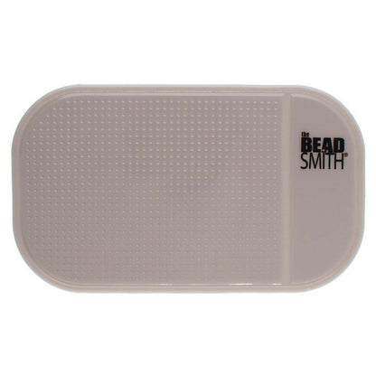 5.5" x 3.25" Small Gray Sticky Bead and Embellishment Mat