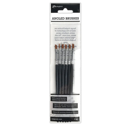 Ranger Angled Brushes 6 pc